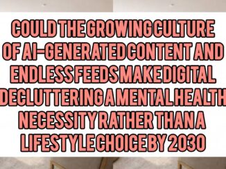 Could the Growing Culture of AI-Generated Content and Endless Feeds Make Digital Decluttering a Mental Health Necessity Rather Than a Lifestyle Choice by 2030
